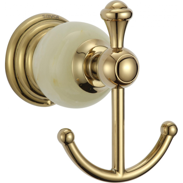 Крючок для ванной двойной Savol 57B S-05754B фото