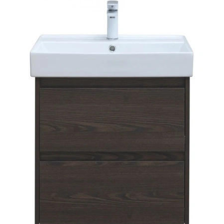Тумба с раковиной Aquanet Nova Lite 75 305240 дуб черный фото