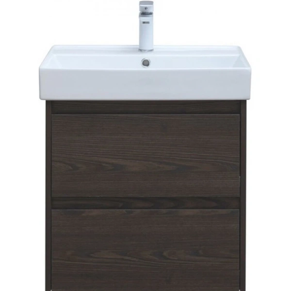 Тумба с раковиной Aquanet Nova Lite 75 305240 дуб черный фото