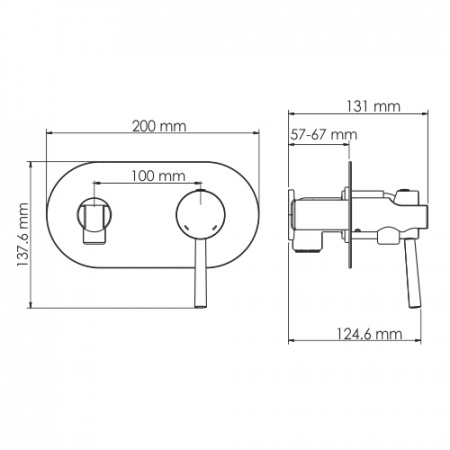 Гигиенический душ со смесителем WasserKRAFT Main 4138 фото