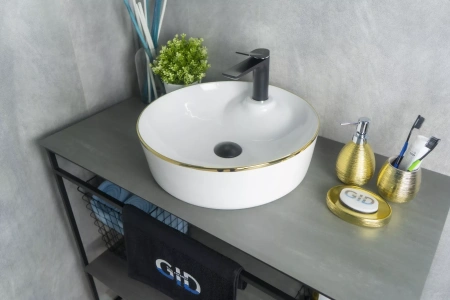 Накладная раковина GID Luxe Line D1306H011 45х45 фото