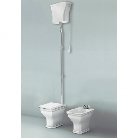 Унитаз напольный с высоким бачком Artceram Civitas CIV002 01 00 bi фото