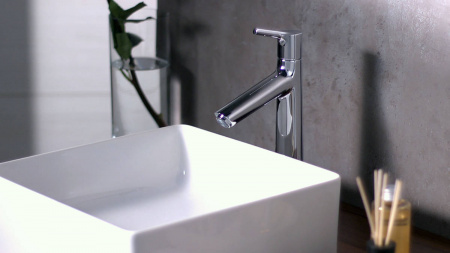 Высокий смеситель для раковины Hansgrohe Talis S 72031000 фото