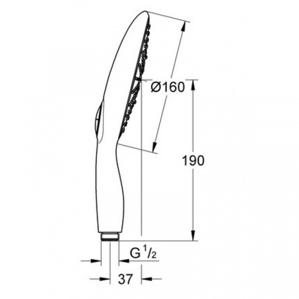 Душевая лейка Grohe Power&Soul 27675000 фото