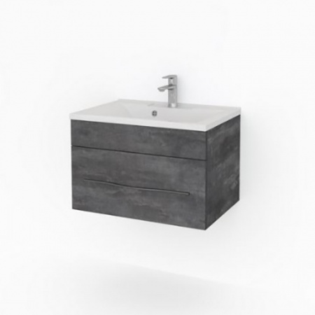 Тумба под раковину Kaksa Кристал 003973 65 см серый фото