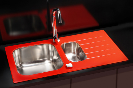 Мойка для кухни Alveus Glassix 20 красный фото