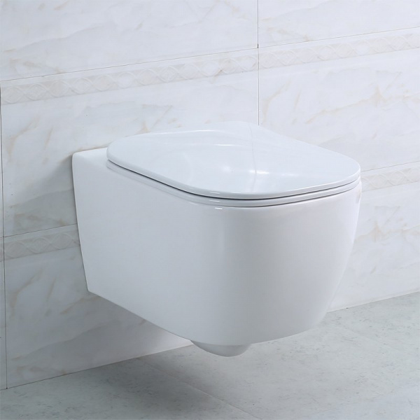 Унитаз подвесной BelBagno Genova BB1102CH безободковый фото