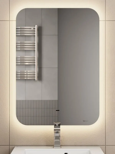 Зеркало с подсветкой, сенсорным выключателем и подогревом Uperwood Aurora ZAurora5070 50x70 фото