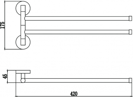 Полотенцедержатель Savol 87 S-008702 фото