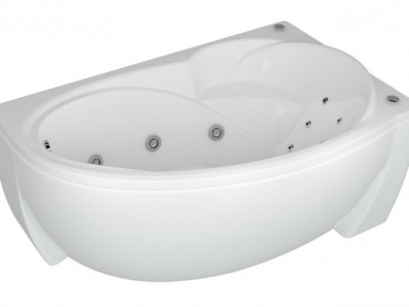 Акриловая ванна Aquatek Бетта с гидромассажем 170x97 R фото