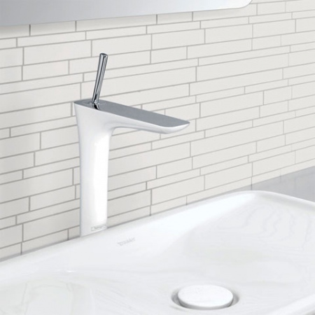 Высокий смеситель для раковины Hansgrohe PuraVida 15072000 фото