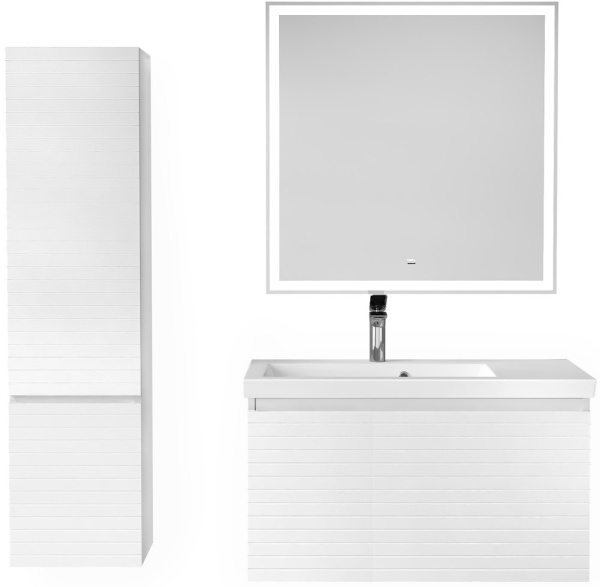 Зеркало с подсветкой Raval Prima 77 Prim.02.77/W/RL 77x77 фото