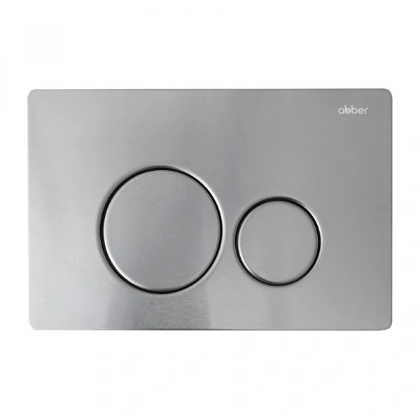 Кнопка смыва Abber AC0121MCH хром матовый фото