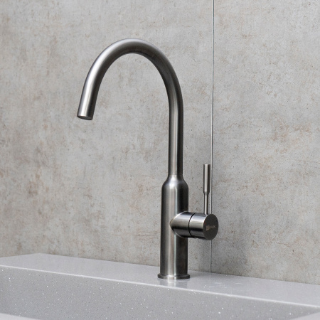 Смеситель для кухни Lemark Expert LM5079GMN графит фото