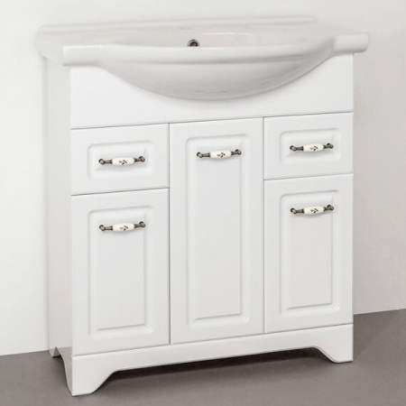 Тумба под раковину Style Line Олеандр 2-75 белая фото