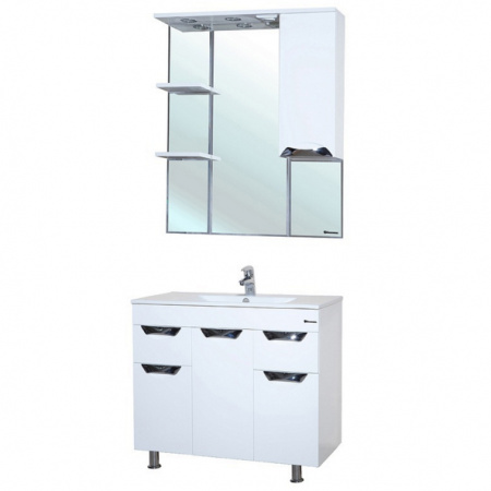 Зеркало-шкаф с подсветкой Bellezza Симона-90 фото