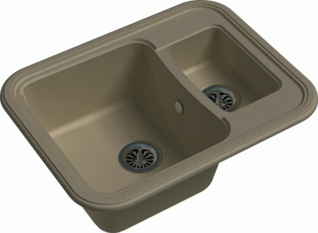 Мойка кухонная Ewigstein Antik A- 60К топаз фото