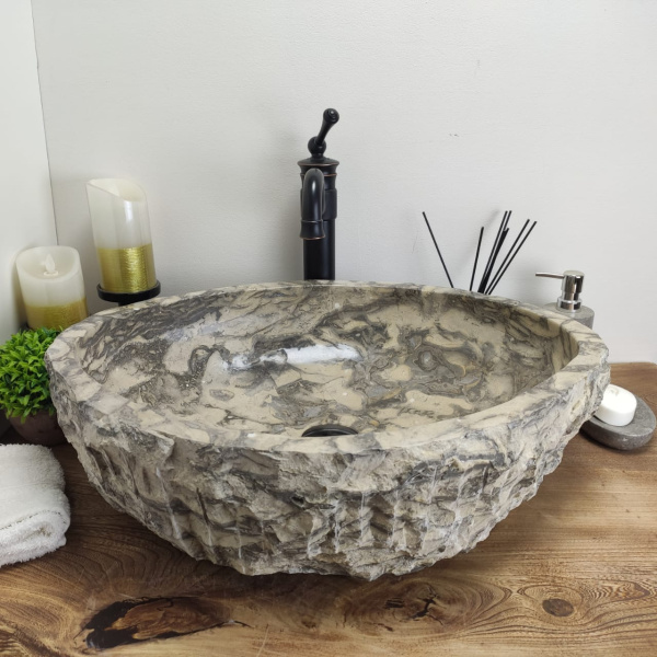 Накладная раковина из мрамора Erozy Doreng EM-00849 (57*45*15см) фото