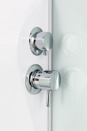 Душевая кабина с гидромассажем и паром Acquazzone Omega 100S 100х100х220 фото