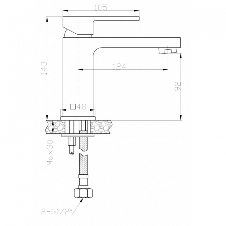 Смеситель для раковины Weltwasser WW MX KASSEL 701 фото