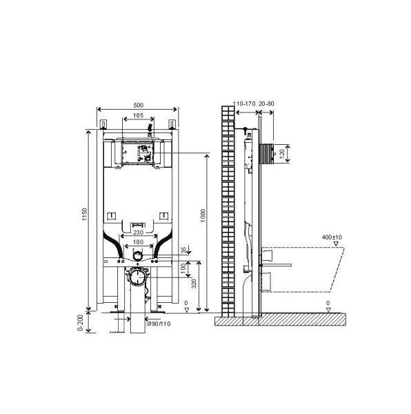 Инсталляция для унитаза Grossman 900.K42.01.000 фото