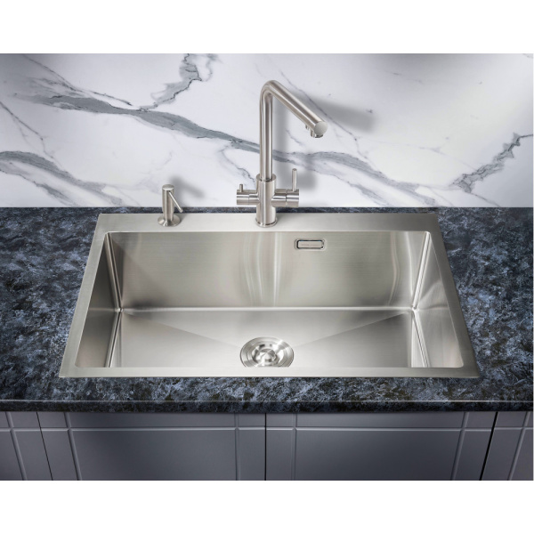 Мойка для кухни из нержавеющей стали Milacio Denia 75 MC.77500 75x51 нержавеющая сталь фото