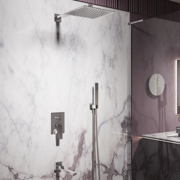 Душевая система скрытого монтажа Vincea Puro VSFW-5P1CH хром фото