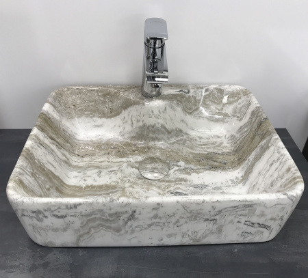 Накладная раковина CeramaLux MNC 605 48х37 фото
