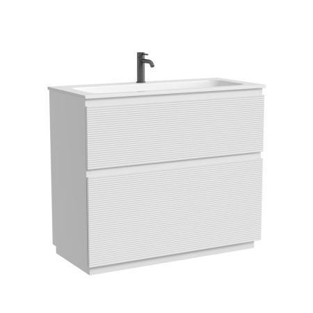 Тумба под раковину Sancos Folk Floor FL100FW белая фото