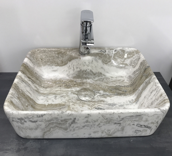 Накладная раковина CeramaLux MNC 605 48х37 фото