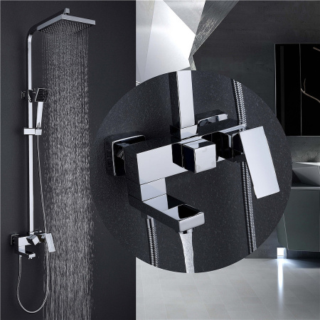 Душевая система Abber Daheim AF8216 Хром фото