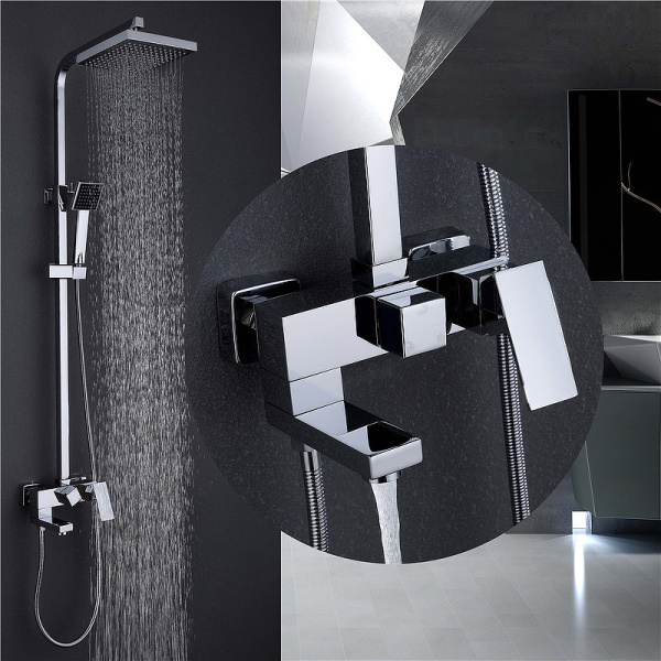 Душевая система Abber Daheim AF8216 Хром фото