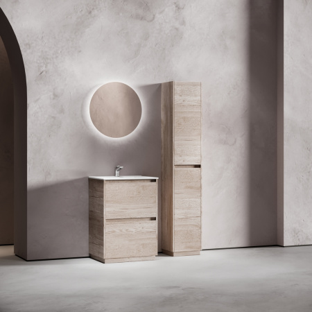 Шкаф-пенал напольный Sancos Libra Floor PLB35FEG дуб галифакс натуральный фото