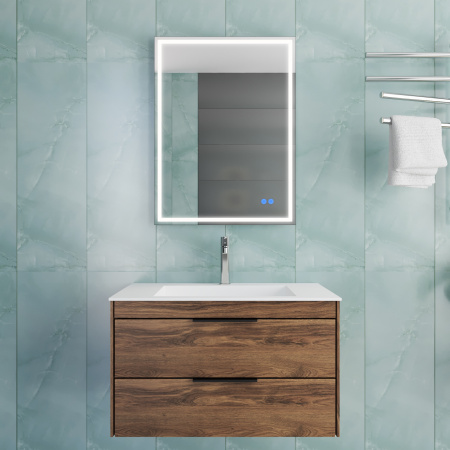 Тумба под раковину Vincea Chiara 2D VMC-2C2800CO С.Oak 80 см фото