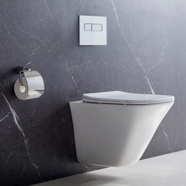 Подвесной унитаз BelBagno Marmi BB052CHR фото