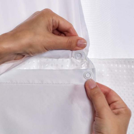 Текстильная шторка для ванны Fixsen Hotel FX-3319E фото