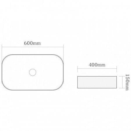 Накладная раковина SantiLine SL-1017 59x40,5 фото