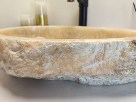 Накладная раковина из оникса Erozy Yellow EO-00622 (54*38*15см) фото