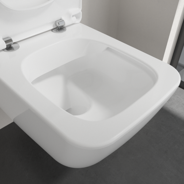 Подвесной унитаз безободковый Villeroy & Boch Venticello 4611RL01 с сиденьем фото