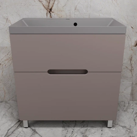 Тумба напольная Style Line Матис 80 ЛС-00002439 тауп темный фото