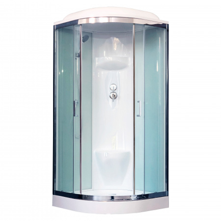 Душевая кабина Royal Bath НК RB100HK6-WT-CH 100x100 фото