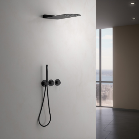 Душевая система скрытого монтажа Timo Saona SX-2340/03SM черная матовая фото