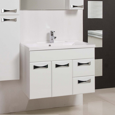 Тумба под раковину Акватон Диор 80 1A167801DR010 белая фото