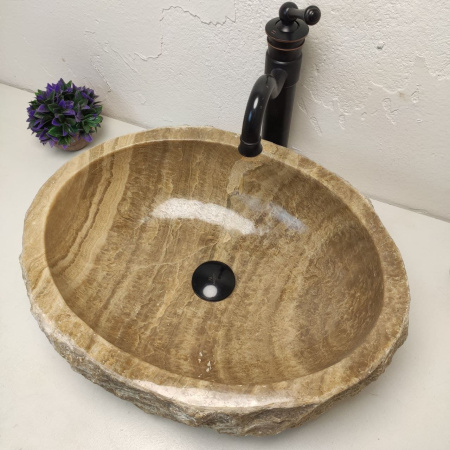 Накладная раковина из оникса Erozy Sunset EO-01226 (54*41*16) фото