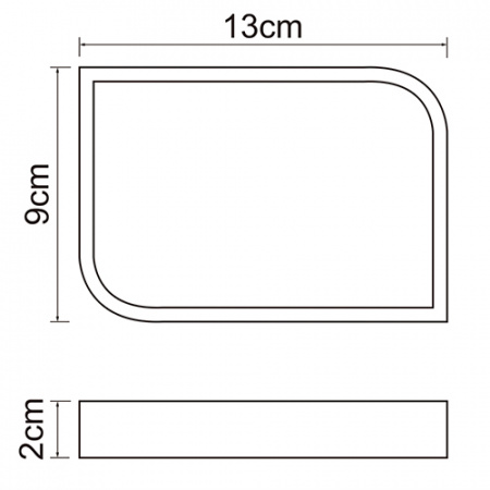 Мыльница настольная WasserKRAFT Elba K-2729 фото