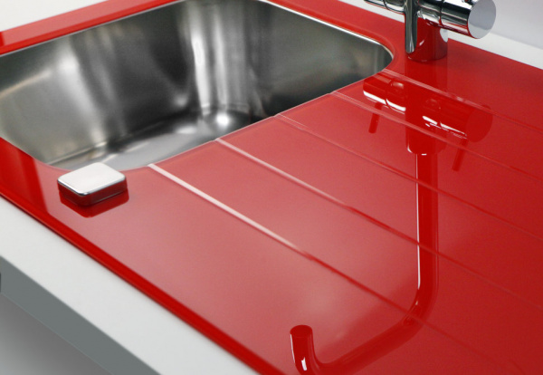 Мойка для кухни Alveus Glassix 10 Красный фото