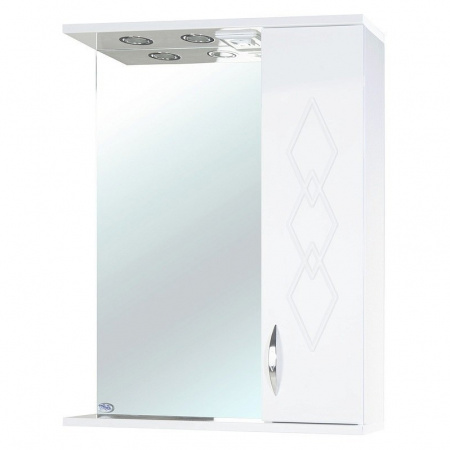 Зеркало-шкаф с подсветкой Bellezza Элеганс 60 фото