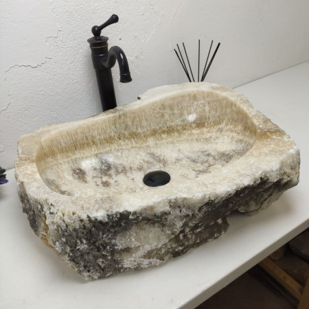 Накладная раковина из оникса Erozy BL EO-01222 (61*50*16) фото