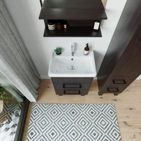 Тумба с раковиной Бриклаер Чили 55 венге фото