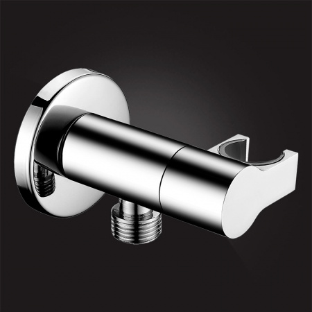 Держатель ручного душа с подключением душевого шланга Elghansa Unit WS-9K фото